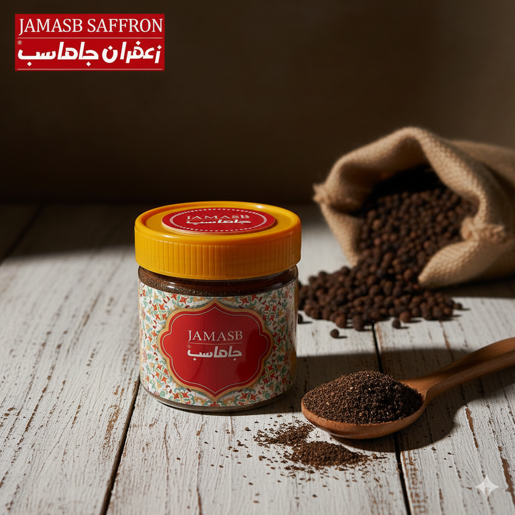 ظرف ۱۴۵ گرمی فلفل سیاه آسیاب شده تازه و معطر