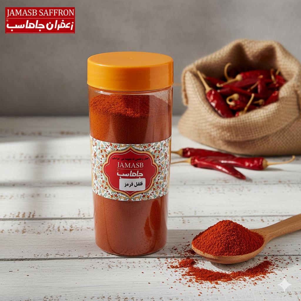 بسته ۳۵۰ گرمی فلفل قرمز آسیاب شده درجه یک