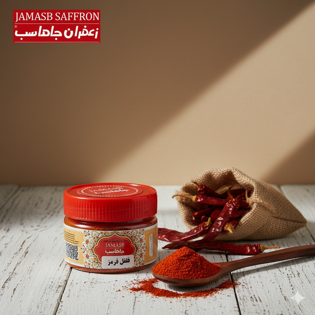 ظرف ۸۰ گرمی فلفل قرمز آسیاب شده باکیفیت